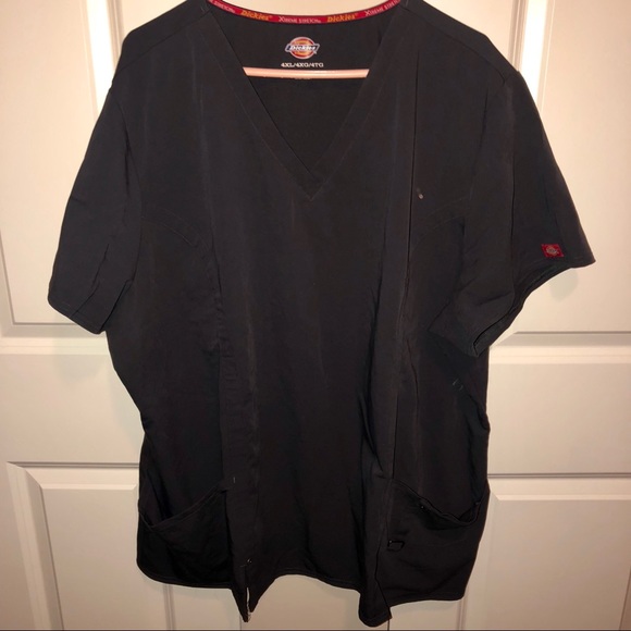 Dickies Tops - Charcoal gray scrub top